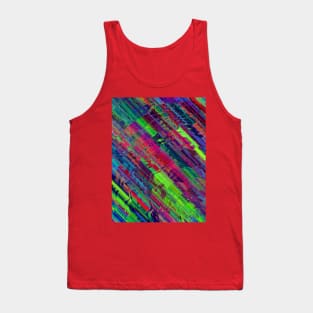 abstract colorful waves Tank Top